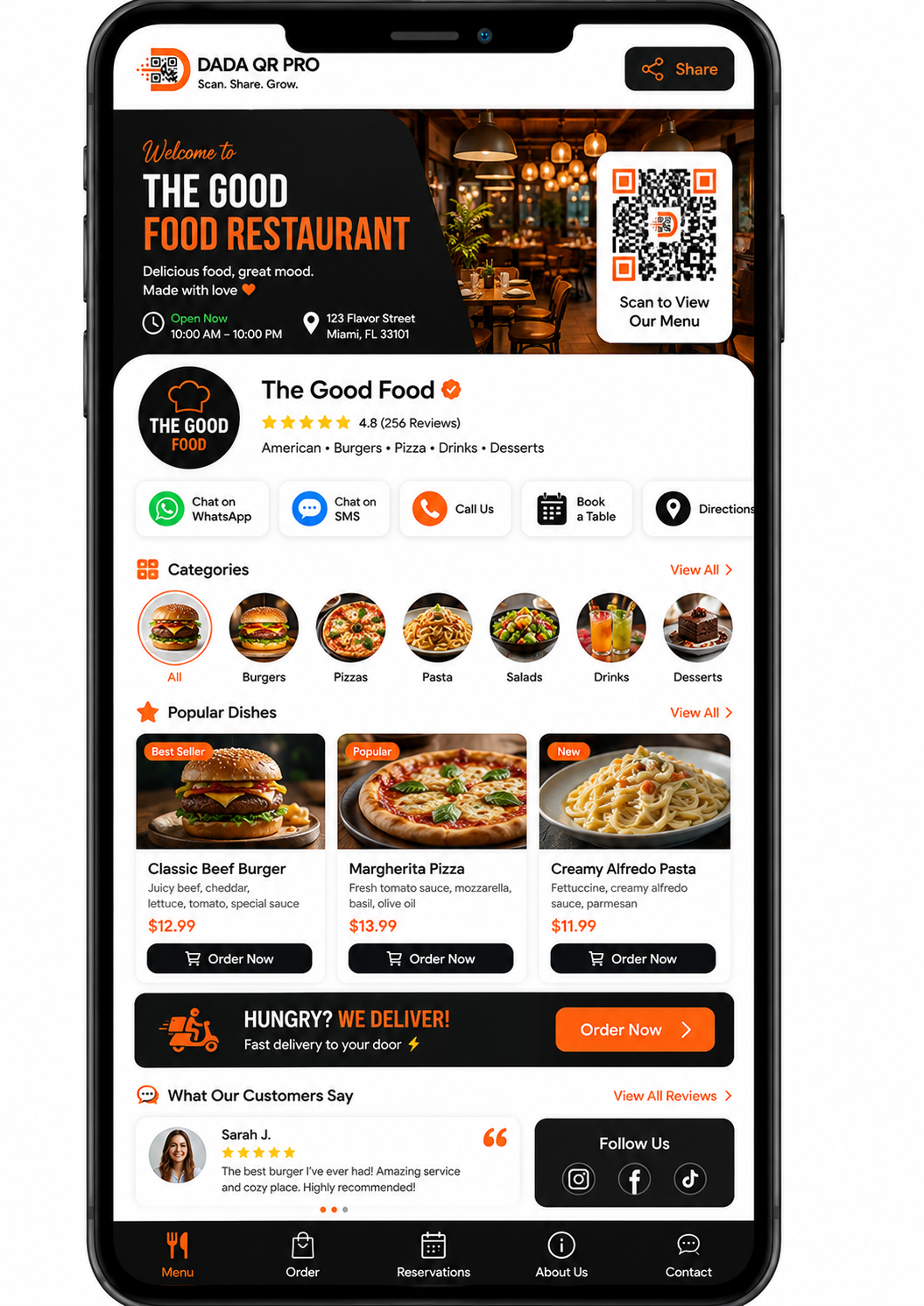 Restaurant Menu