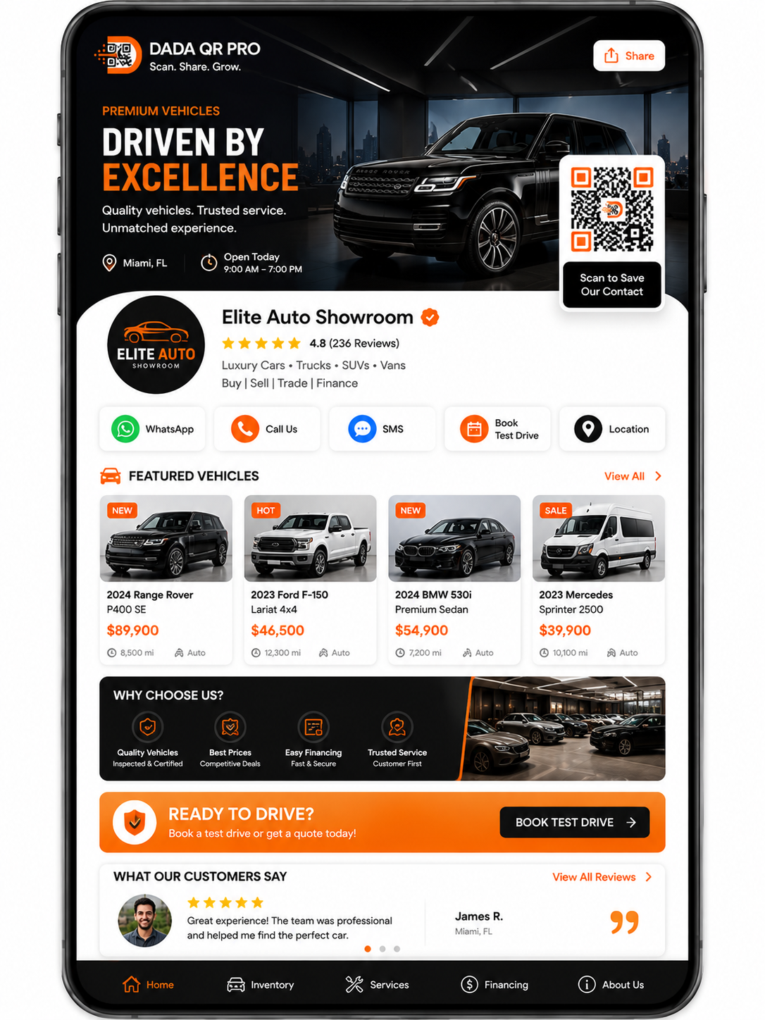 Vehicle Showroom